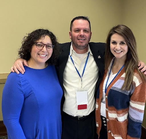 Jody Fuller, AER Board Member Kellee Sanchez and Blair Cowan